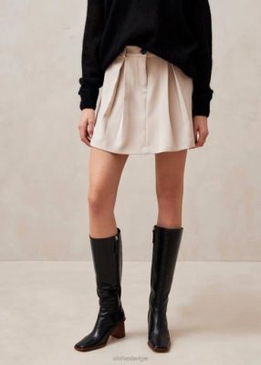 Alohas Belgie | Alohas Carline - Beige Mini Rok vrouwen Z22T638 beige