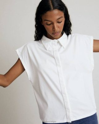 Alohas Belgie | Alohas Homey - witte blouse vrouwen Z22T998 wit