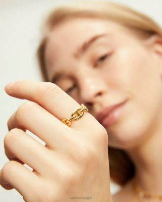 Alohas Belgie | Alohas Horologium - Goudenring vrouwen Z22T1205 goud