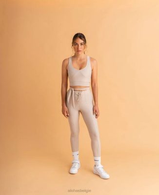 Alohas Belgie | Alohas Kruis - Beige Legging vrouwen Z22T989