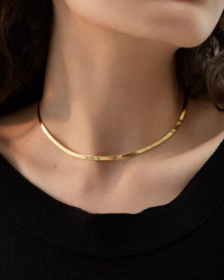 Alohas Belgie | Alohas Losper Up - Gouden ketting vrouwen Z22T1065 goud