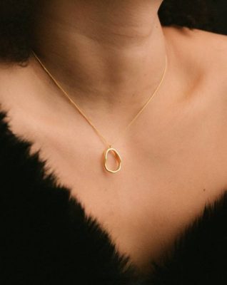 Alohas Belgie | Alohas Nemesis - gouden ketting vrouwen Z22T1150 goud