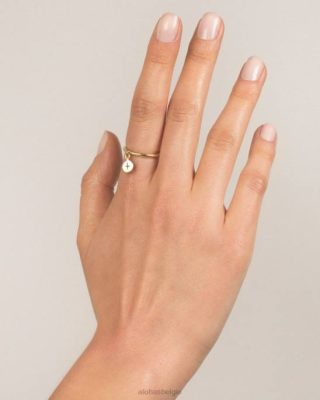 Alohas Belgie | Alohas Polar Star - Gold Rings vrouwen Z22T1140 goud