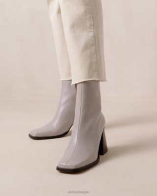 Alohas Belgie | Alohas South - Lilac lederen laarzen vrouwen Z22T197 mauve