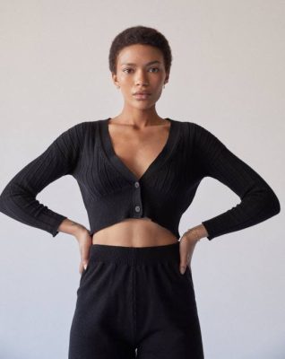 Alohas Belgie | Alohas Tedere - Zwart vest vrouwen Z22T726 zwart