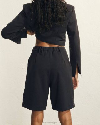 Alohas Belgie | Alohas Zestkoeling - zwarte shorts vrouwen Z22T880 zwart