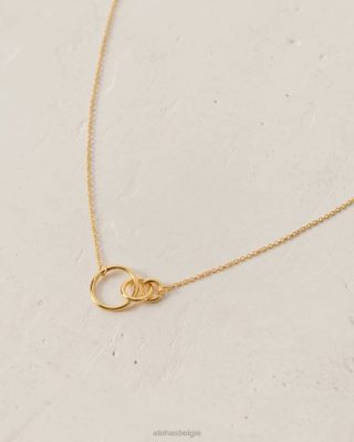 Alohas Belgie | Alohas acai - gouden charmeketting vrouwen Z22T1027 goud