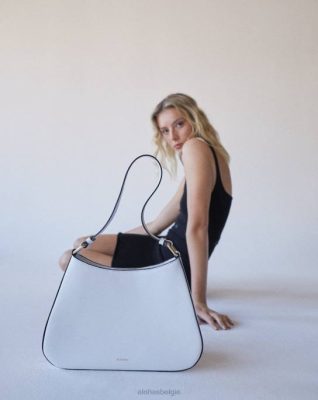 Alohas Belgie | Alohas de C - witte schoudertas vrouwen Z22T1084 wit