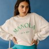 Alohas Belgie | Alohas iconica - Beige Coconut Sweatshirt vrouwen Z22T905