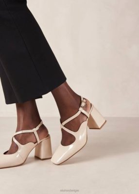 Alohas Schoenen | Alohas Reggie - Witte octrooi leerpompen vrouwen Z22T288 room