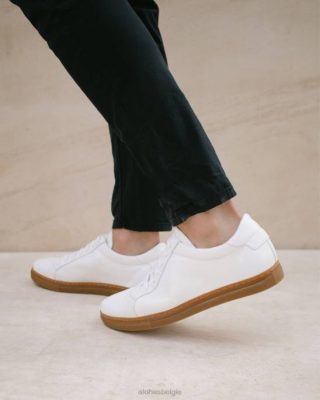 Alohas Schoenen | Alohas Tokyo - witte lederen sneakers vrouwen Z22T546